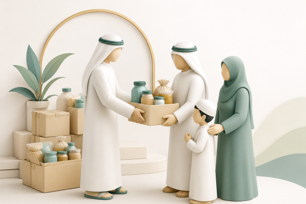 جمعية اليسر تنفذ مبادرة السلال الغذائية للأسر المستفيدة