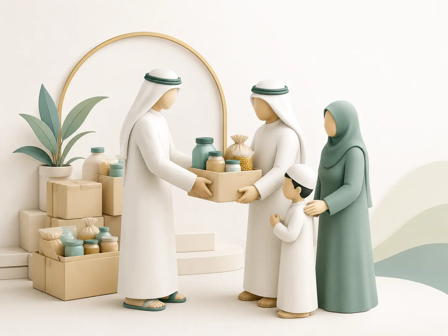 جمعية اليسر تنفذ مبادرة السلال الغذائية للأسر المستفيدة