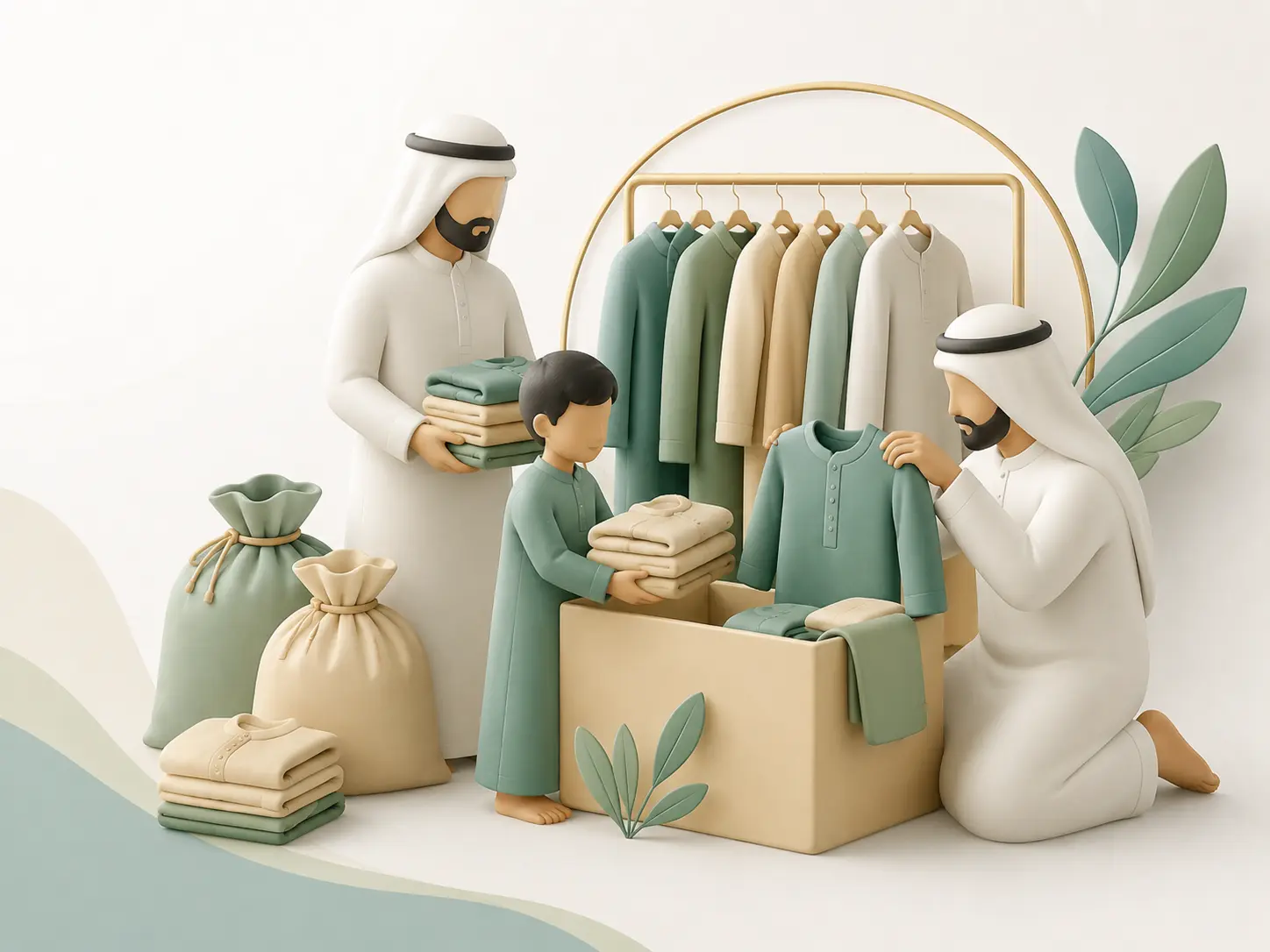 مبادرة كسوة المحتاجين ضمن برامج العطاء